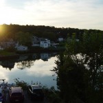 Boothbay Harbor View of sunrise from our balcony