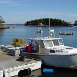 Five Islands Maine Lobster Boat, Georgetown, Maine
