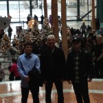 Dan, Joe and Joe at Winter Garden Atrium at the World Trade Center Site