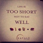 Sign at Eataly